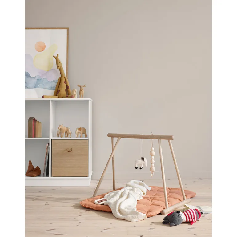 Oliver Furniture Wood Baby Gym, Wooden Activity Frame – Oak