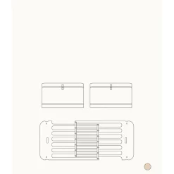 Oliver Furniture, Wood Mini+ Basic - Sibling Kit Oak
