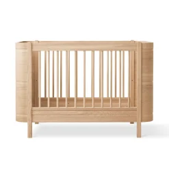 Oliver Furniture, Wood Mini+ Crib excl. Junior Kit - Oak