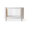 Oliver Furniture, Wood Mini+ Crib excl. Junior Kit - White/Oak