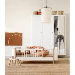 Oliver Furniture, Wood Mini+ Junior Bed - White/Oak