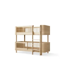 Oliver Furniture, Wood Mini+ Mid-Height Bunk Bed - Oak