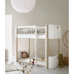 Oliver Furniture, Wood Mini+ Play Mattress for Mid-Height Bed, Natural