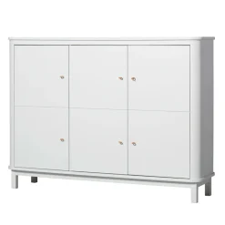 Oliver Furniture Wood multiskab m. 3 døre, hvid