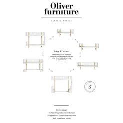 Oliver Furniture, Wood Original, Junior Bed – White