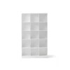 Oliver Furniture Wood reol, 3x5 rum lodret m sokkel