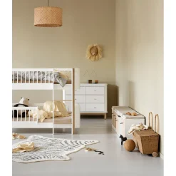 Oliver Furniture Wood reol, 5x1 rum - med eller uden sokkel