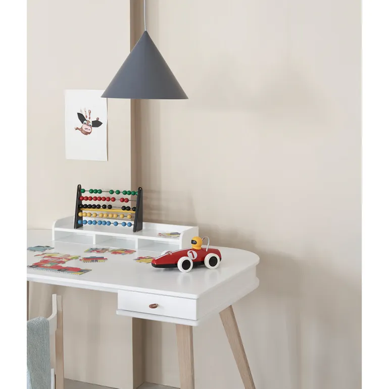 Oliver Furniture Wood skrivebord, 66 cm og armstol