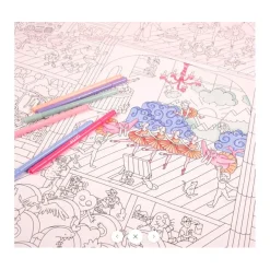 Omy Large Coloring Poster, Dance