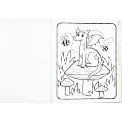 Ooly Coloring Book, Knights & Dragons