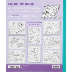 Ooly Coloring Book, Outrageous Ocean - Sea Creatures