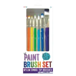 Ooly Paintbrush Set, 7 pcs - Lil Paint Nylon