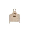 OYOY Children's Apron, Striped Denim Lion