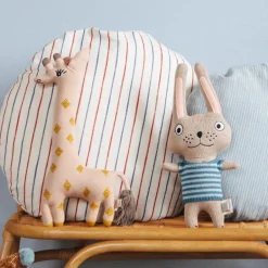 OYOY Soft Toy, Baby Guggi Giraffe - Rose/Amber