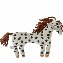 OYOY Stuffed Animal, Little Pelle Pony - Off-White / Black