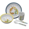 Petit Jour Paris Children's Dinner Set in Gift Box with 5 Pieces, The Little Prince - Blue