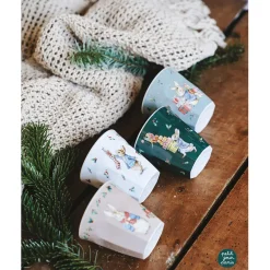 Petit Jour Paris, Peter Rabbit Cup, Christmas - Snowman