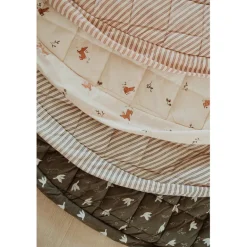 Play&Go 2-in-1 Baby Blanket, Organic - Stripes Blue