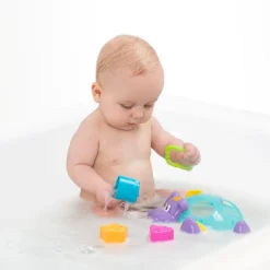 Playgro Bath Toy, Floating Hippo - Shapes