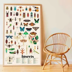 Poppik Paper Sticker Mosaic, Poster and 44 Stickers - Insects
