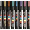 Posca Markers, 2.5 mm Tip - Set of 8 Metallic