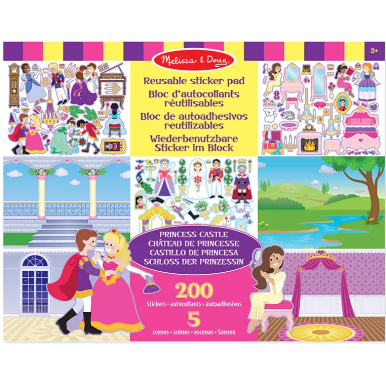 Reusable Foam Stickers - Princess Castle