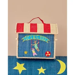 Rice Basket House for Storage, Extra Small, Blue - Circus