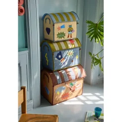 Rice Basket House for Storage, Natural – Hero Theme Blue