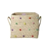 Rice Basket with Polka Dots, Tea