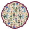 Rice Melamine, Vintage Dinner Plate, Bordeaux - Nathalie Lété Print