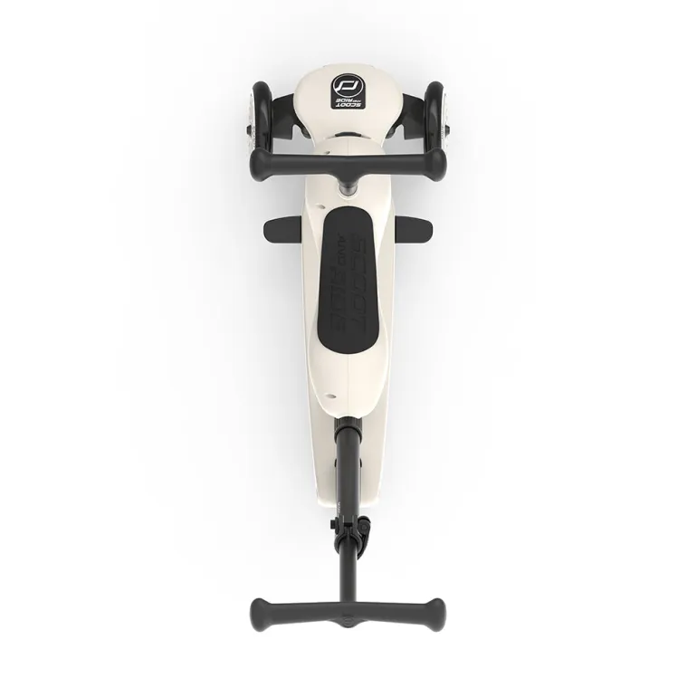 Scoot and Ride, Highway Kick 1, Push & Go Scooter with Push Bar - Ash