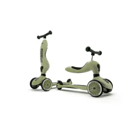 Scoot and Ride Highway Kick 1, Scooter - Olive