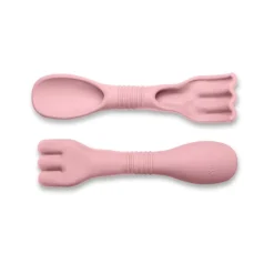 Scrunch Sand Toy, Shovel/Rake Combo - Double Digger - Dusty Pink