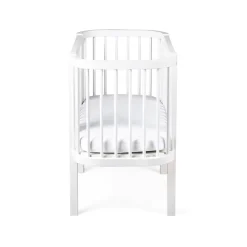 Sebra Baby Cot, Bedside Crib – Classic White
