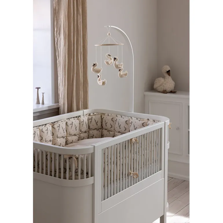 Sebra Bed Bumper, Kapok - Powder Blossom