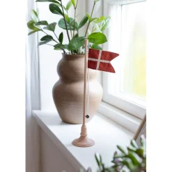 Sebra Birthday Table Flag, Wood