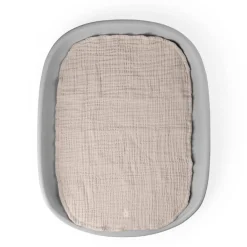 Sebra Changing Mat 6-Layer, Set of 2 - Muslin Beige
