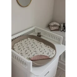 Sebra Changing Pad 6-Layer, Set of 2 - Powder Rose
