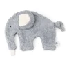 Sebra Comfort Blanket and Pacifier Holder - Light Blue Elephant