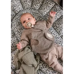 Sebra Cuddle Cloth and Pacifier Holder - Gray Elephant