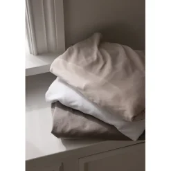 Sebra Jersey Fitted Sheets, Baby 70 x 120 cm, Set of 2 - White