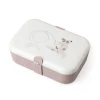 Sebra Lunch Box with Divider and Silicone Strap, Teeny Toes