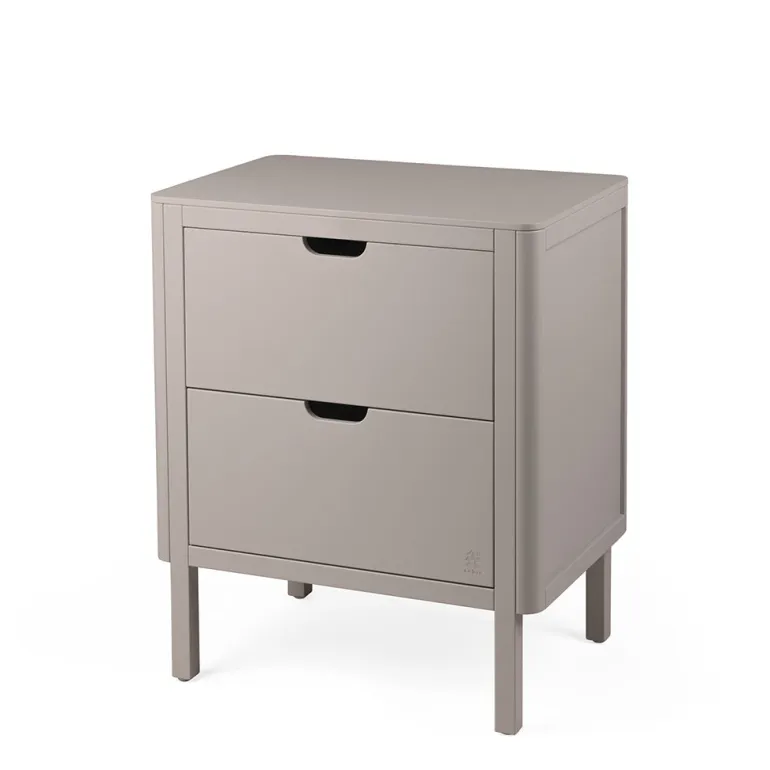 Sebra puslebord i træ, 2-i-1 design m. skuffer - Jetty beige