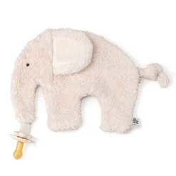 Sebra Security Blanket and Pacifier Holder - Pink Elephant