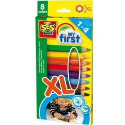 SES Creative Color Pencils, My First Color Pencils - Set of 8