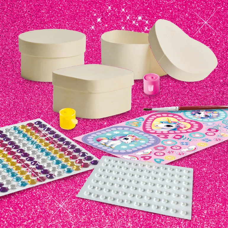 SES Creative, Diamond Mosaic - Jewelry Box with Unicorn