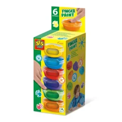 SES Creative Finger Paint, 6 x 45ml