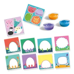 SES Creative My First Creative Set, Finger Paints, Animals - Ages 1-4