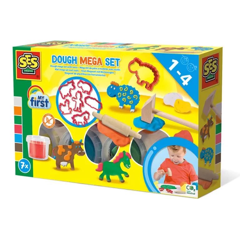 SES Creative My First - Mega Modeling Clay Set - Suitable from 1 Year
