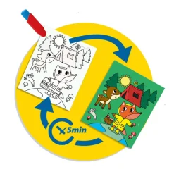 SES Creative, Paint with Water - Travel Coloring Book